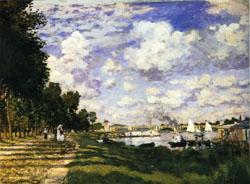 Claude Monet The dock at Argenteuil France oil painting art